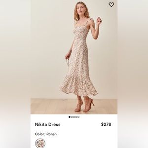 Reformation Nikita dress in color Ronan size 12